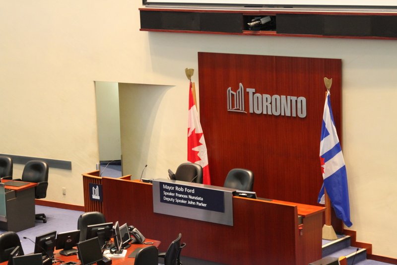 Inside Toronto City Hall